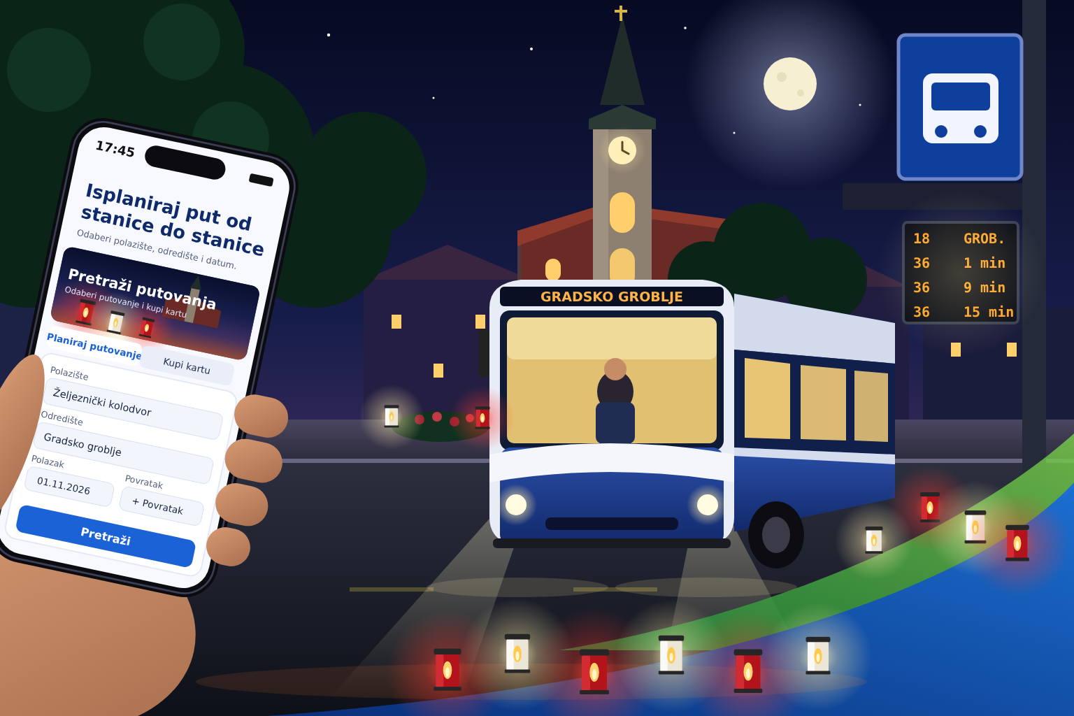 Svi sveti 2026.: izvanredne autobusne linije do Gradskog groblja Virovitica